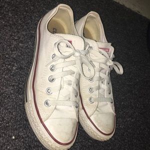 White Low-Top Converse